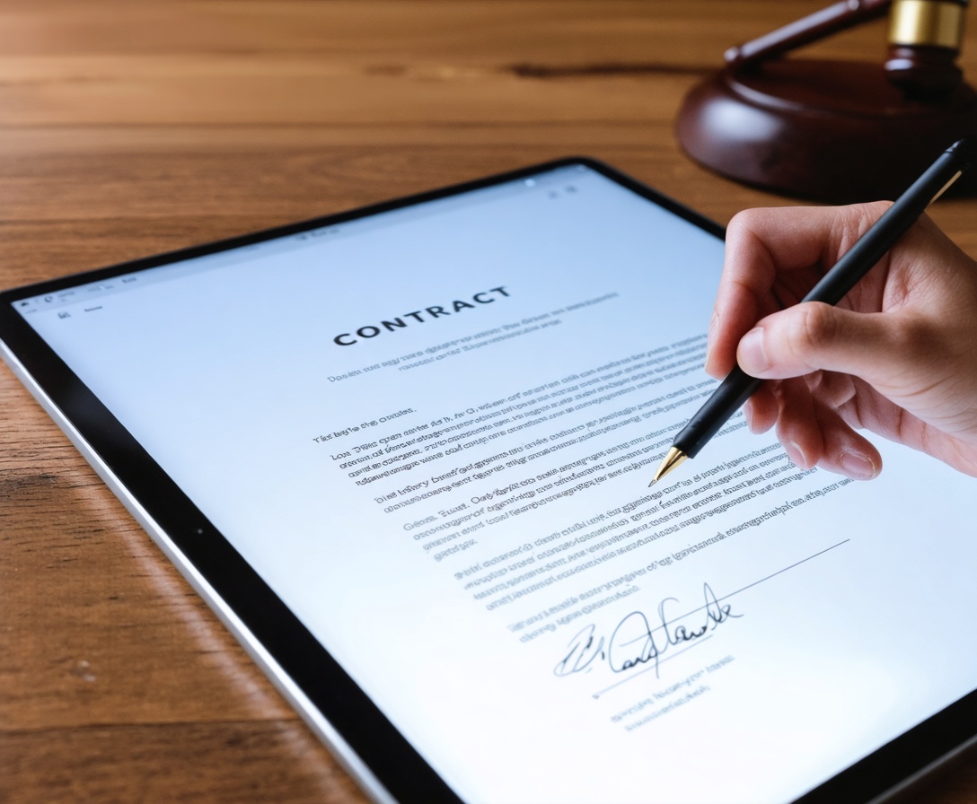 Подписание цифрового договора