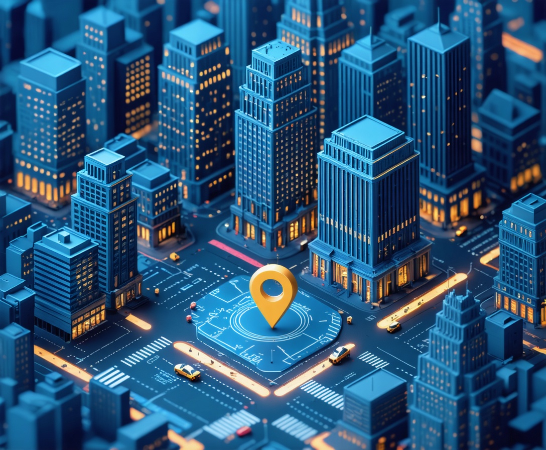 Карта финансового квартала Сан-Франциско с офисом AI Journey Hub